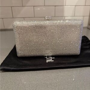 Rae of Light Silver Clutch